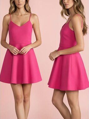 Joie Viernan Cotton Pique Dress Bougainvillea Small NWT